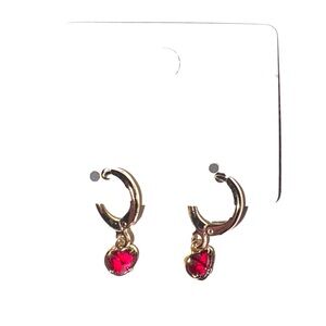 Heart Crystal Earrings